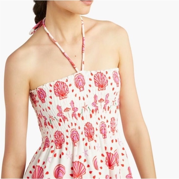 Hill House Pink and White Swim Coverup - Picture 3 of 6